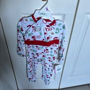 Little Me Red and White Kids Pajama Set